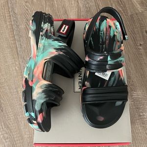 Hunter Algae marble sandal